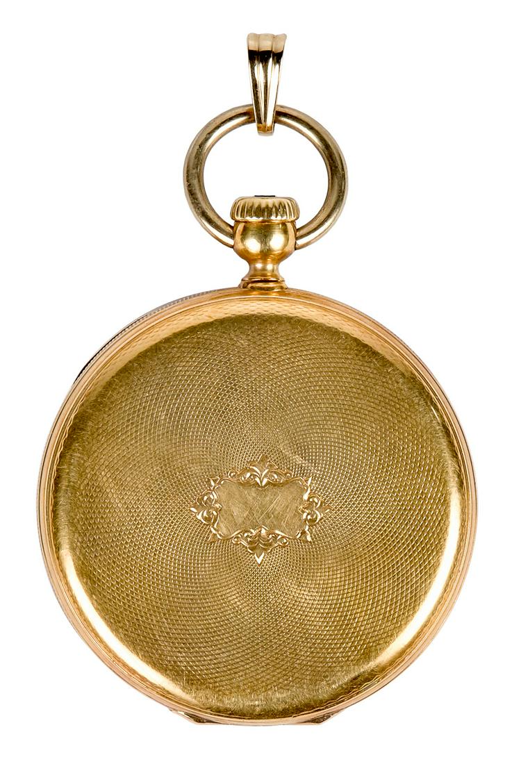 Patek Philippe & Co. 18K gold pocket watch: 18K gold Patek Philippe & Co. pocket watch, No.7698.