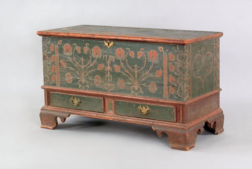 Berks County, Pennsylvania painted dower chest d
