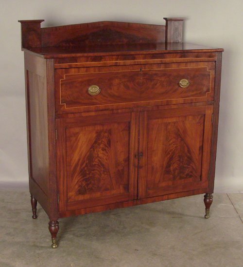 Late Federal mahogany server, ca. 1830, 54'' h.,