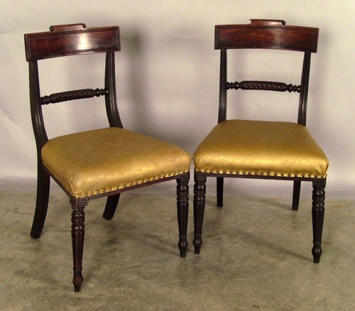 Sheraton mahogany card table, 19th c., 29'' h., 36 - 3
