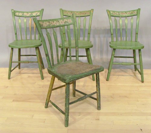 Eight miscellaneous side chair, together with a f: Eight miscellaneous side chair, together with a floor lamp.
