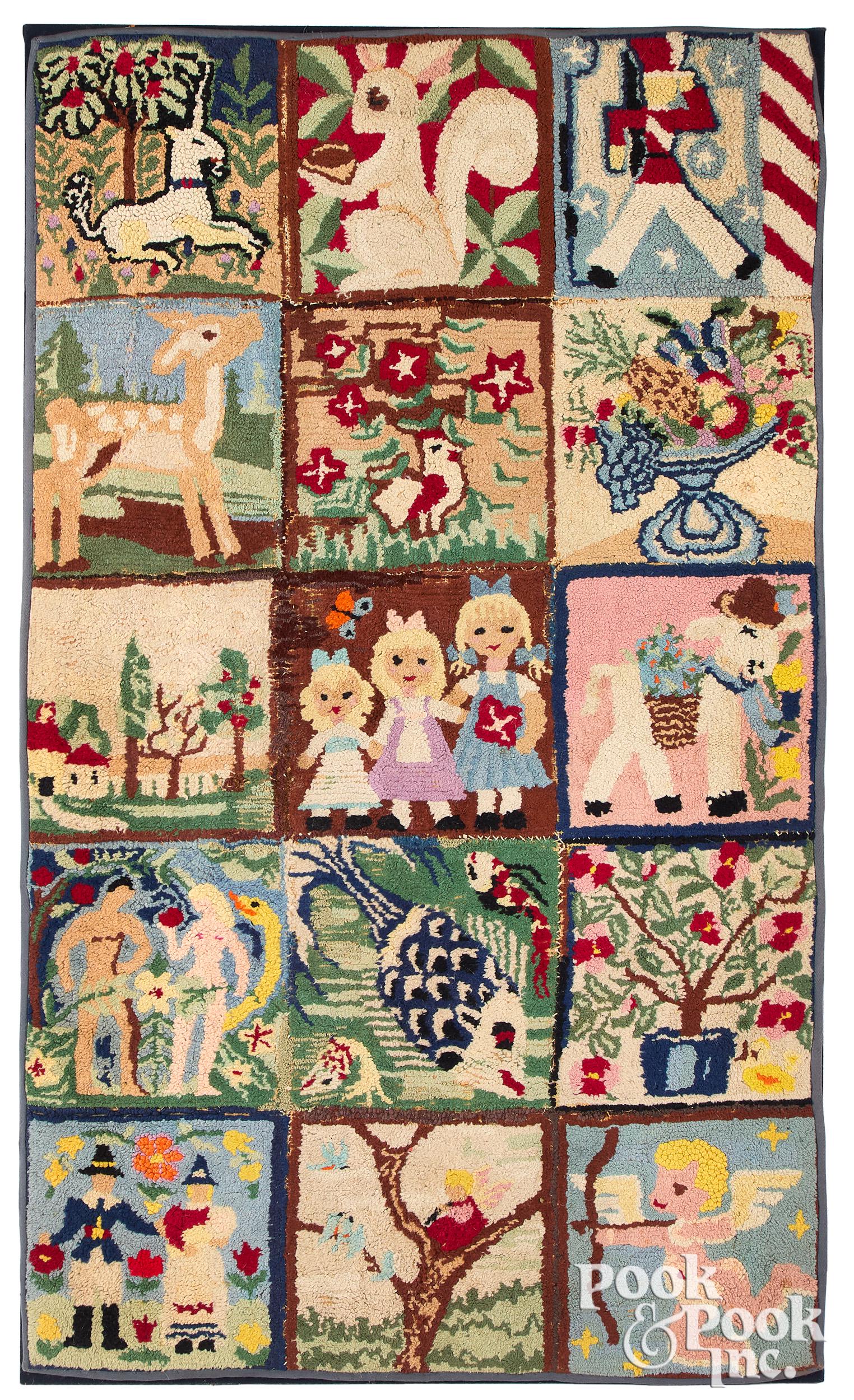 American hooked rug (1 of 1)