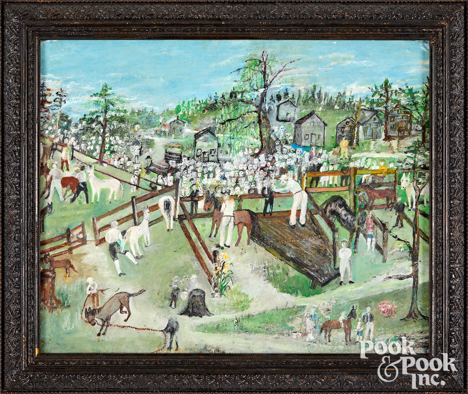 Mrs. Branchett Phillips, oil The Pony Auction (1 of 1)