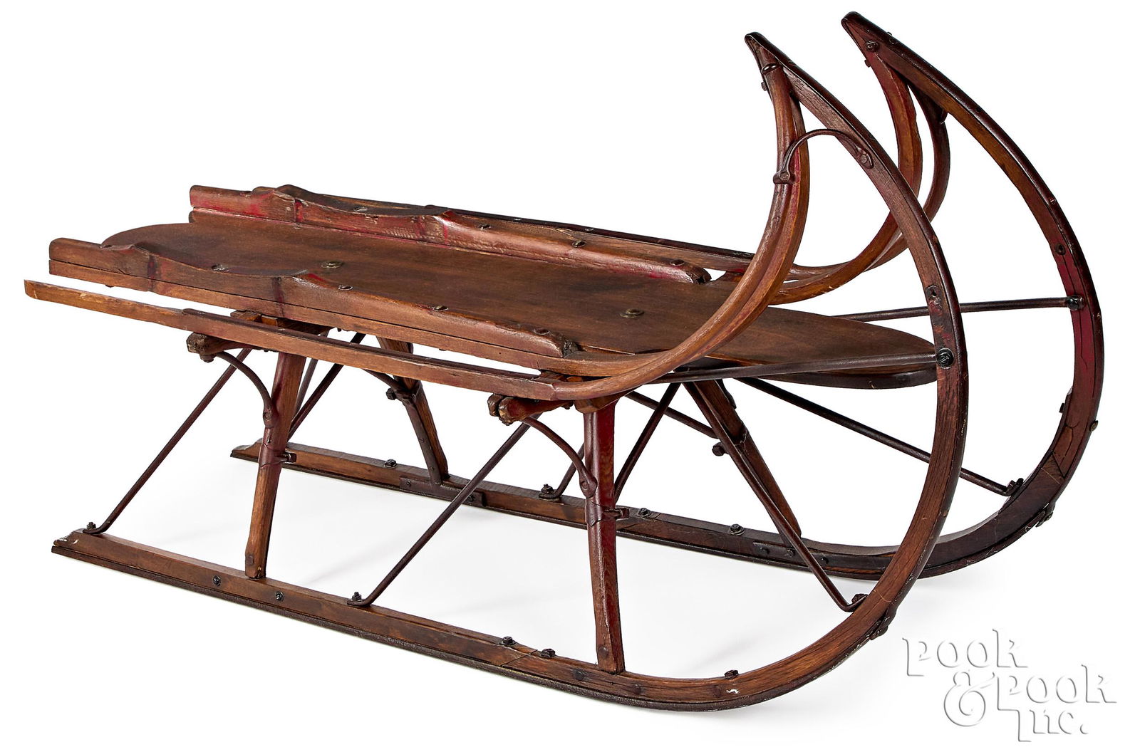 Antique sled, with iron strapping (1 of 1)