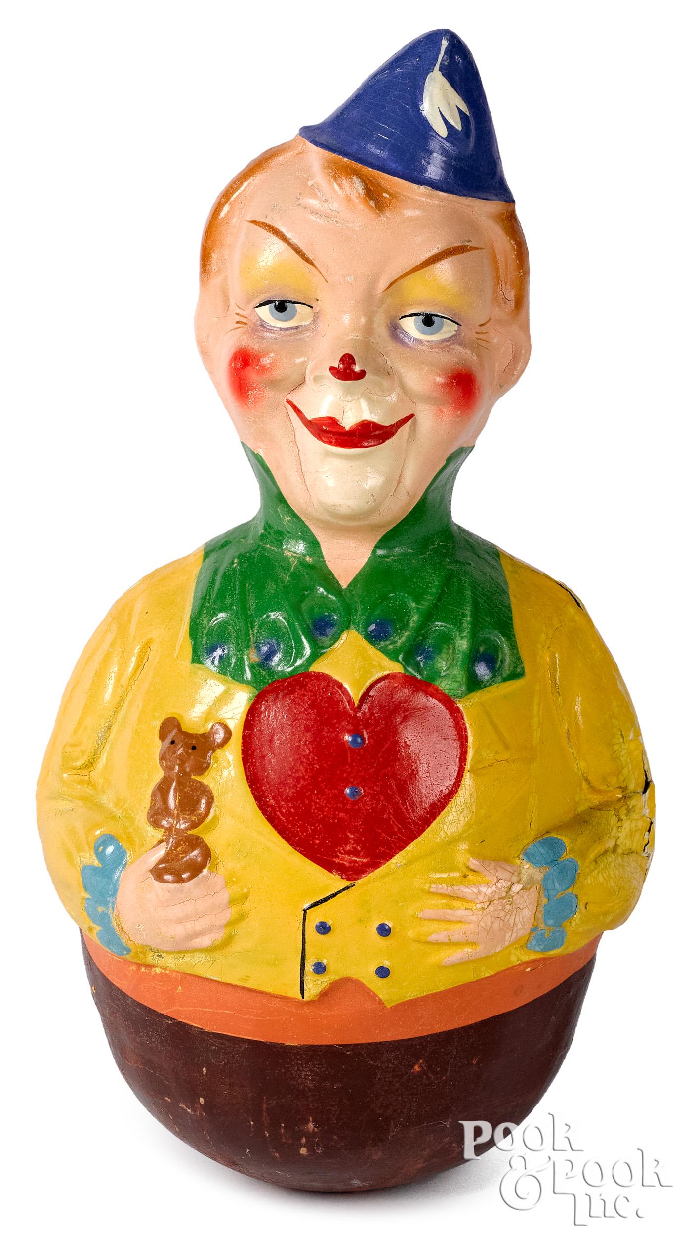 German composition clown rolly dolly (1 of 3)