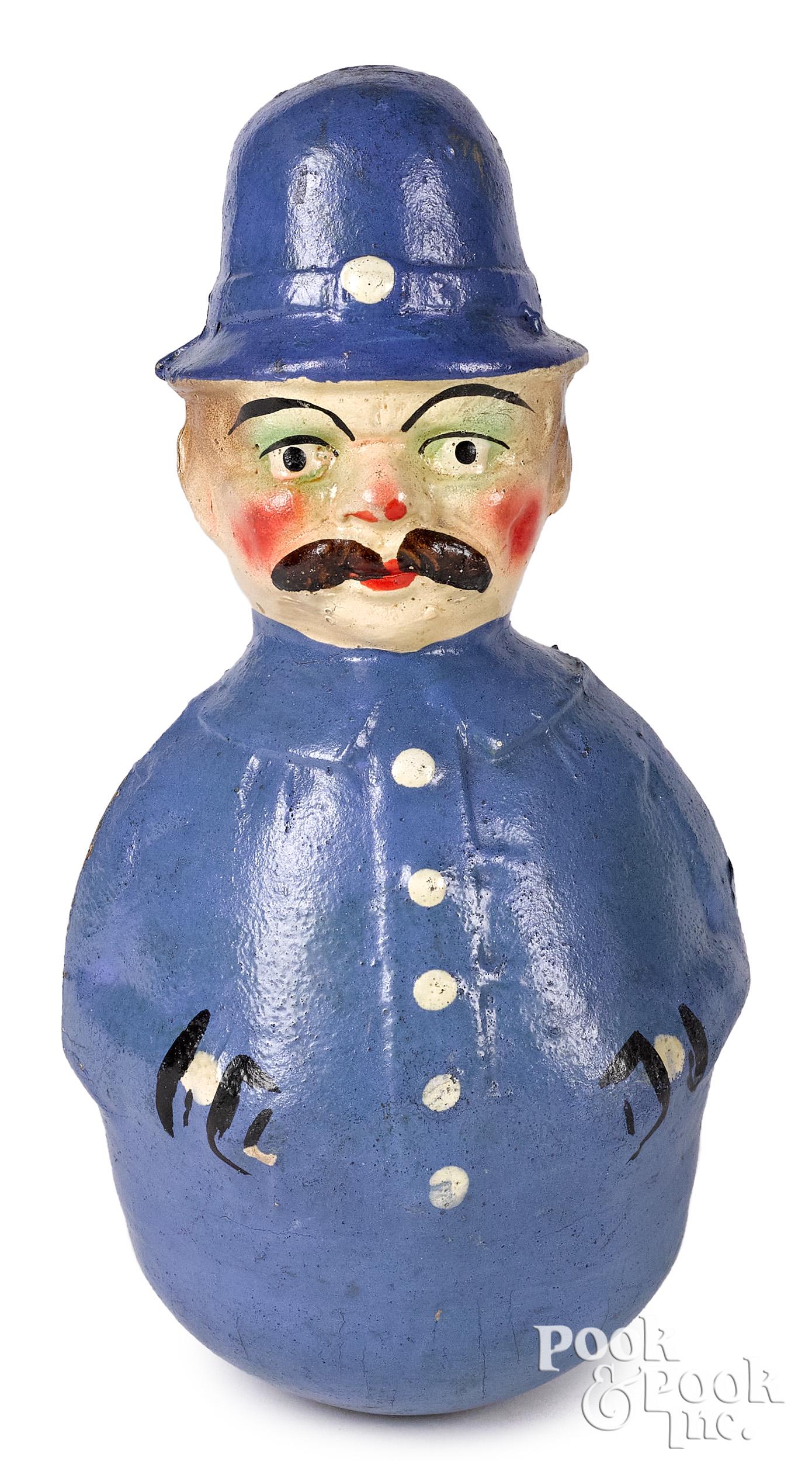 Schoenhut composition rolly polly bobby policeman (1 of 2)