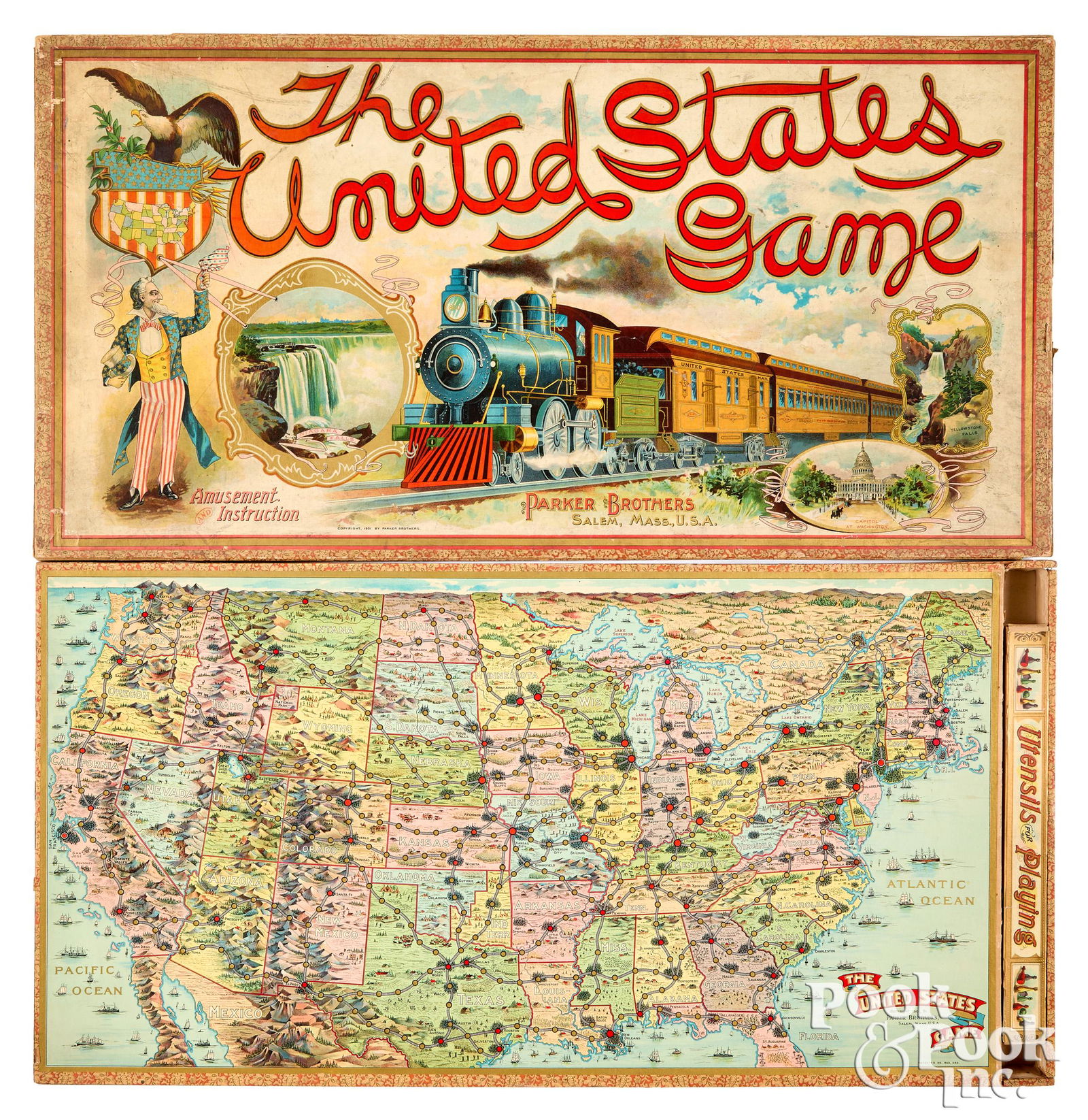 Parker Bros. The United States Game, ca. 1901 (1 of 4)