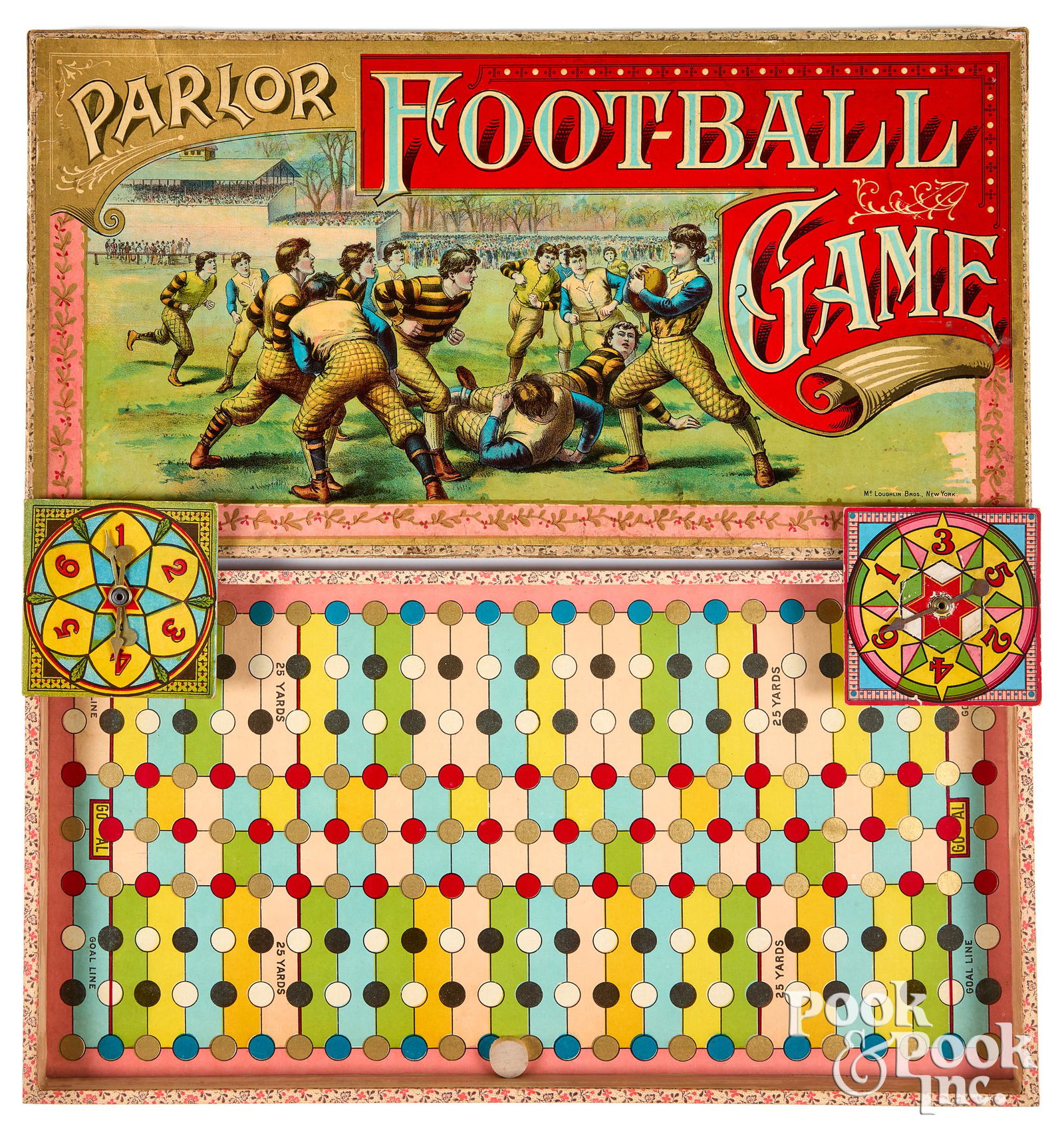 McLoughlin Bros. Parlor Football Game, ca. 1891 (1 of 1)