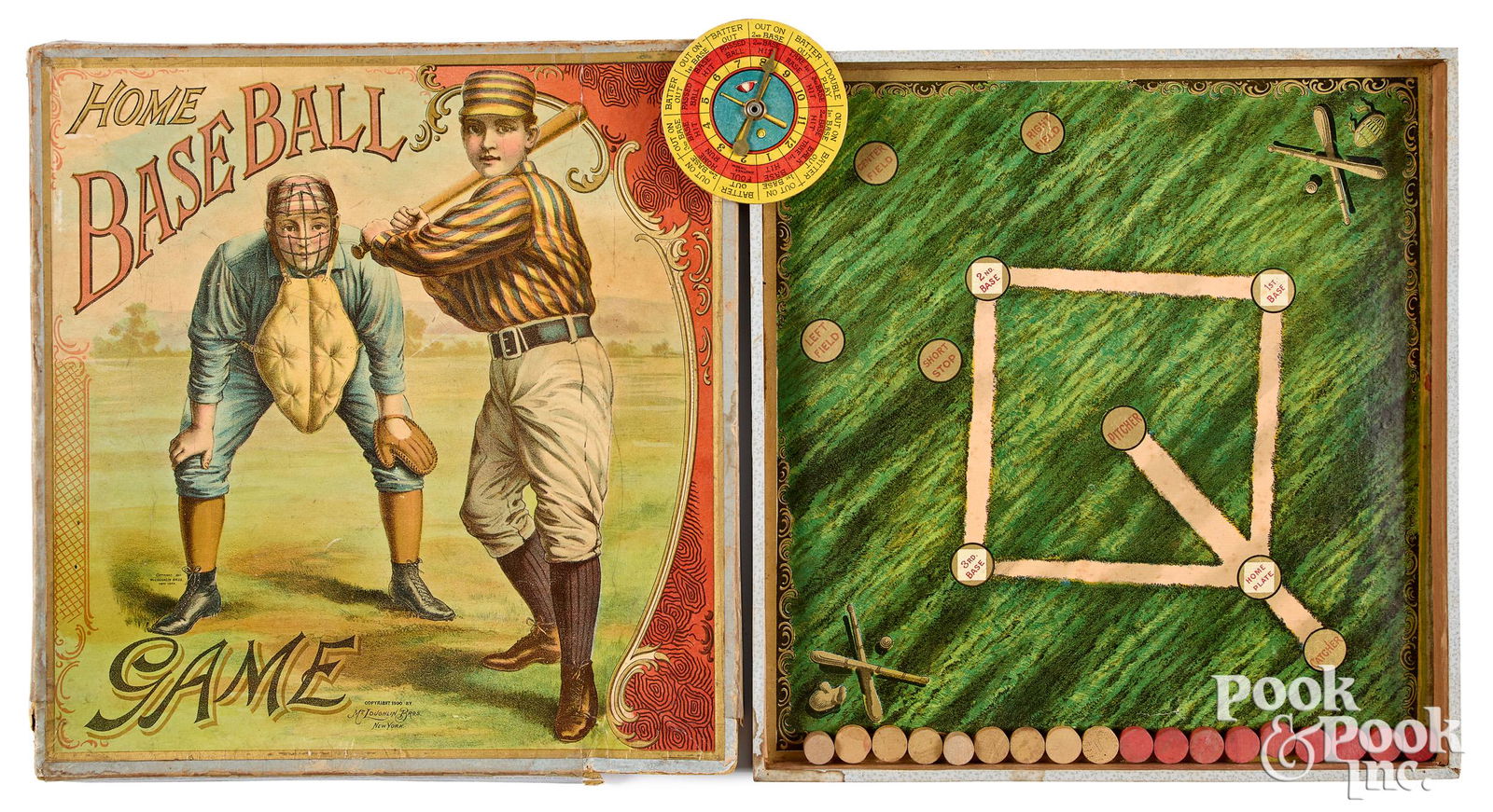 McLoughlin Bros. Home Baseball Game, ca. 1900 (1 of 2)