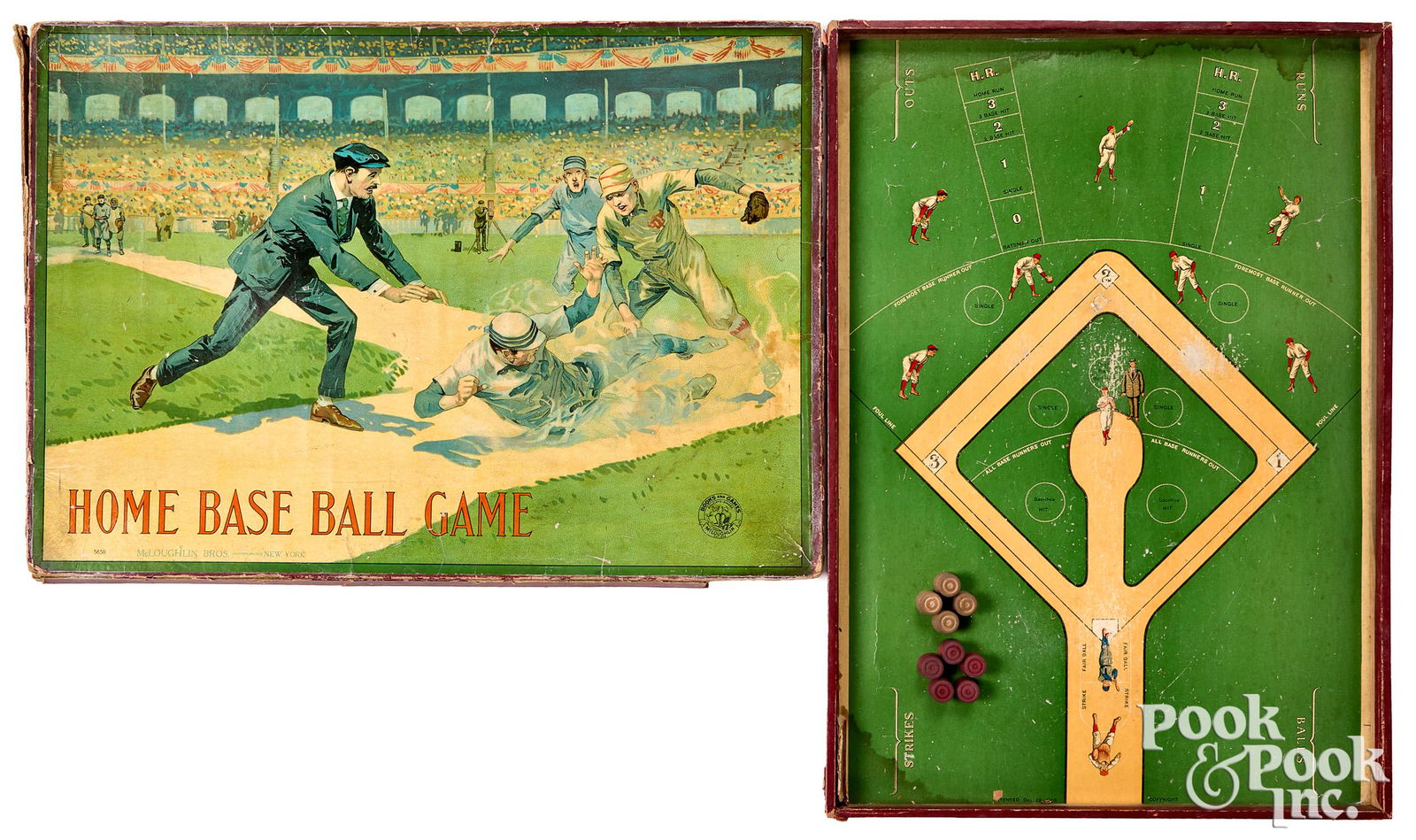 McLoughlin Bros. Home Baseball Game, ca. 1911 (1 of 2)