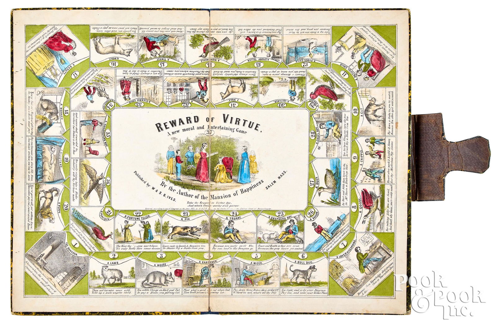 Ives Reward Of Virtue Game, ca. 1850 (1 of 3)