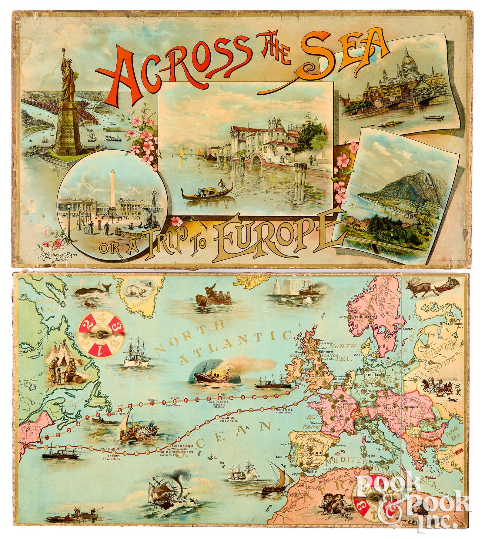 McLoughlin Bros. Across the Sea, ca. 1896 (1 of 2)