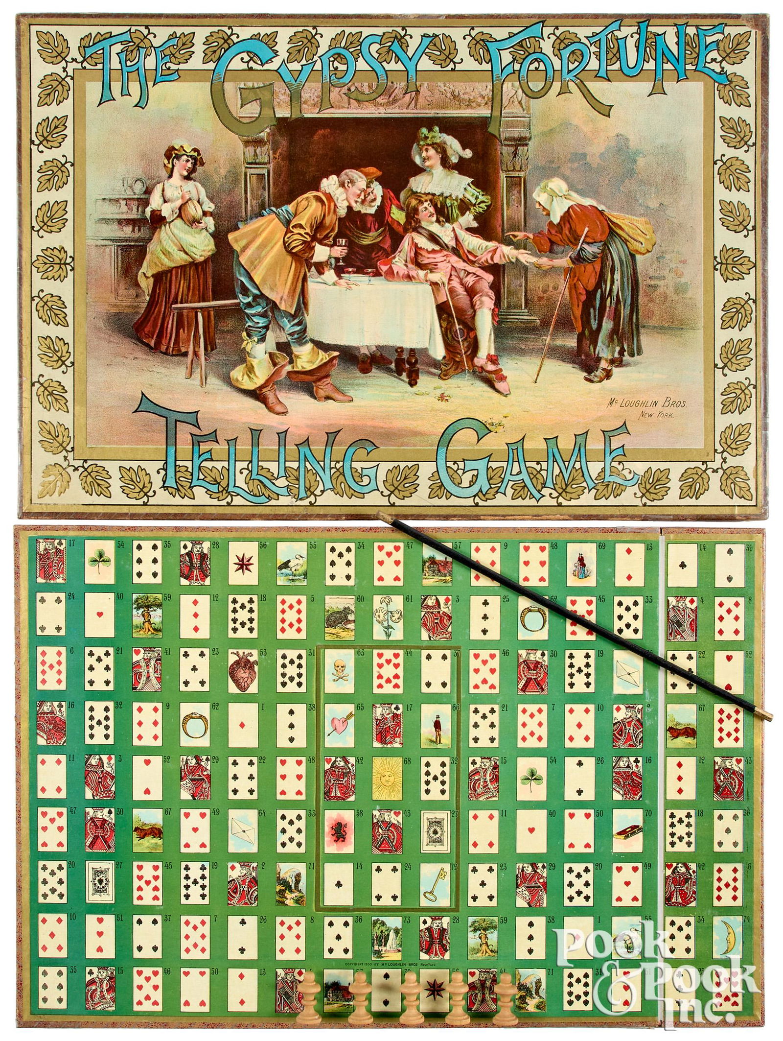 McLoughlin Bros. Game of Gypsy Fortune Telling (1 of 2)