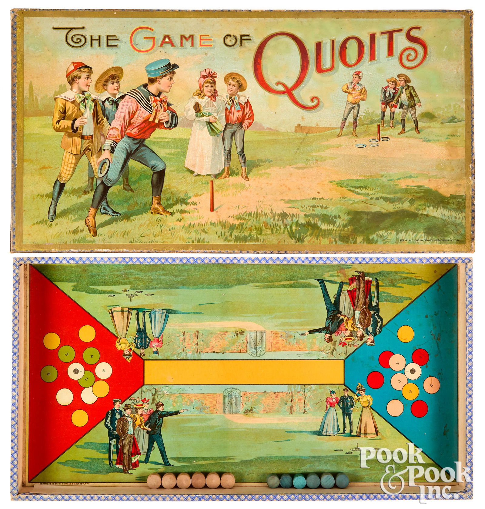 Chaffee & Selchow Game of Quoits ca 1898 (1 of 2)