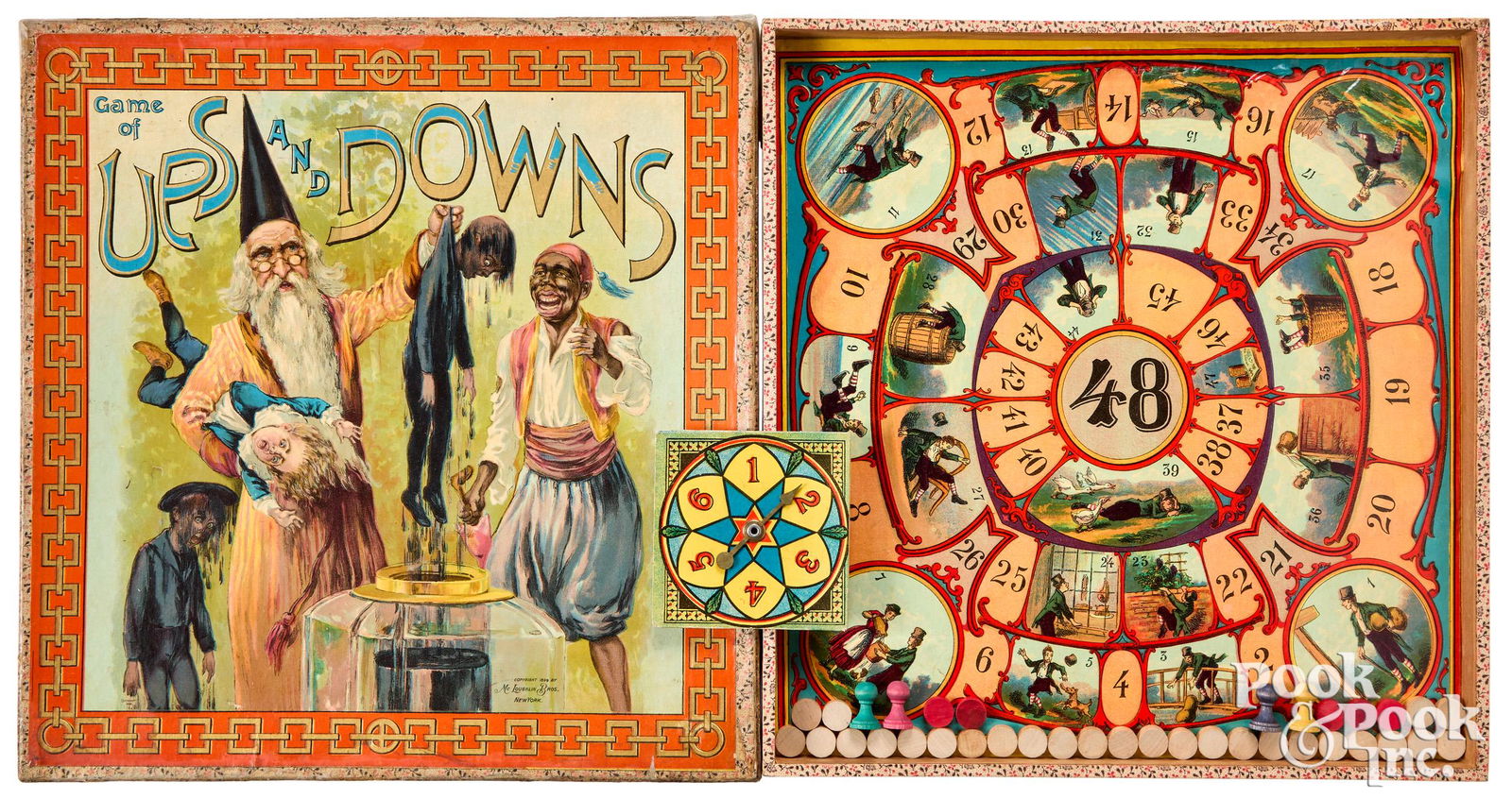 McLoughlin Bros. Game of Ups and Downs (1 of 2)