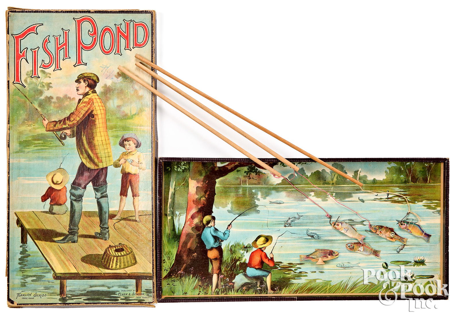 Clark & Sowdon Fish Pond Game, early 20th c. (1 of 3)