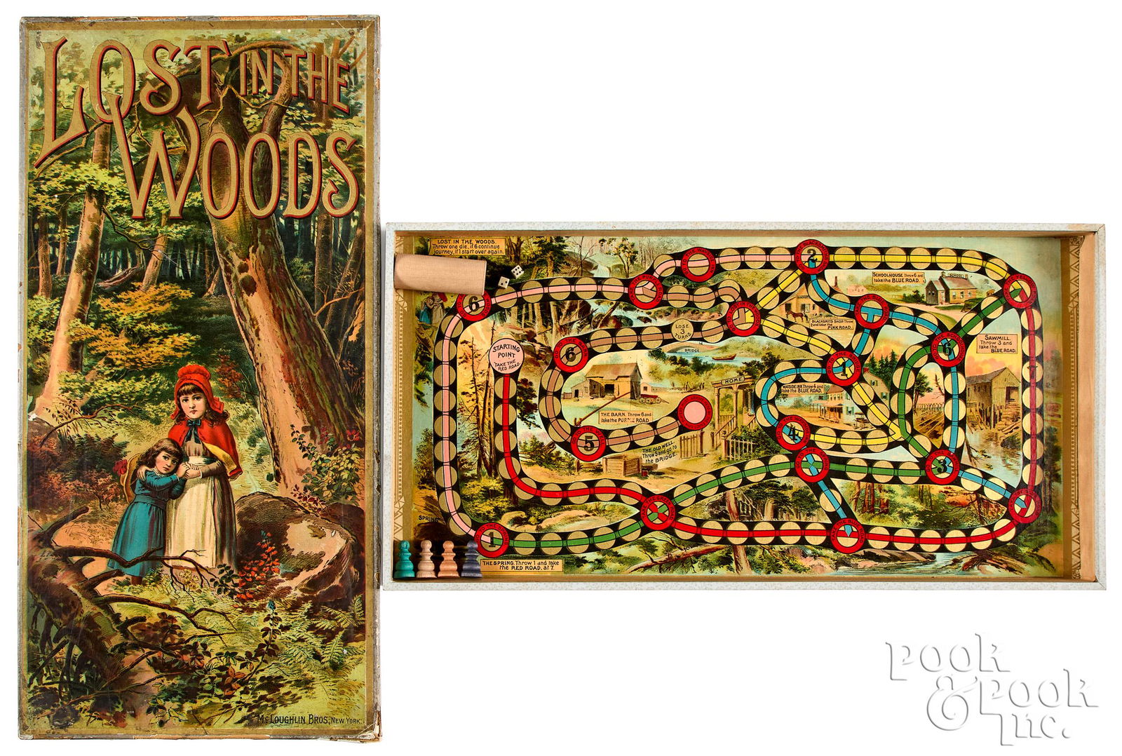McLoughlin Bros. Lost in the Woods Game (1 of 2)