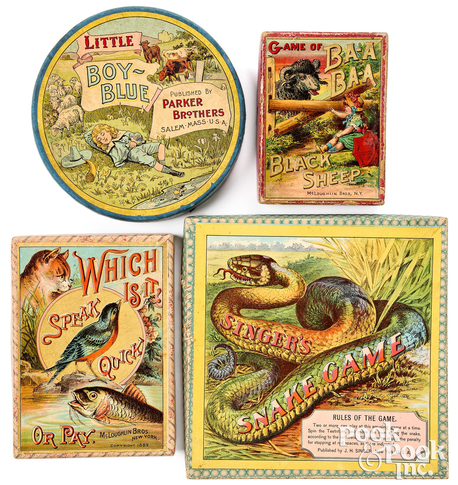 Four Small Card and Board Games (1 of 1)