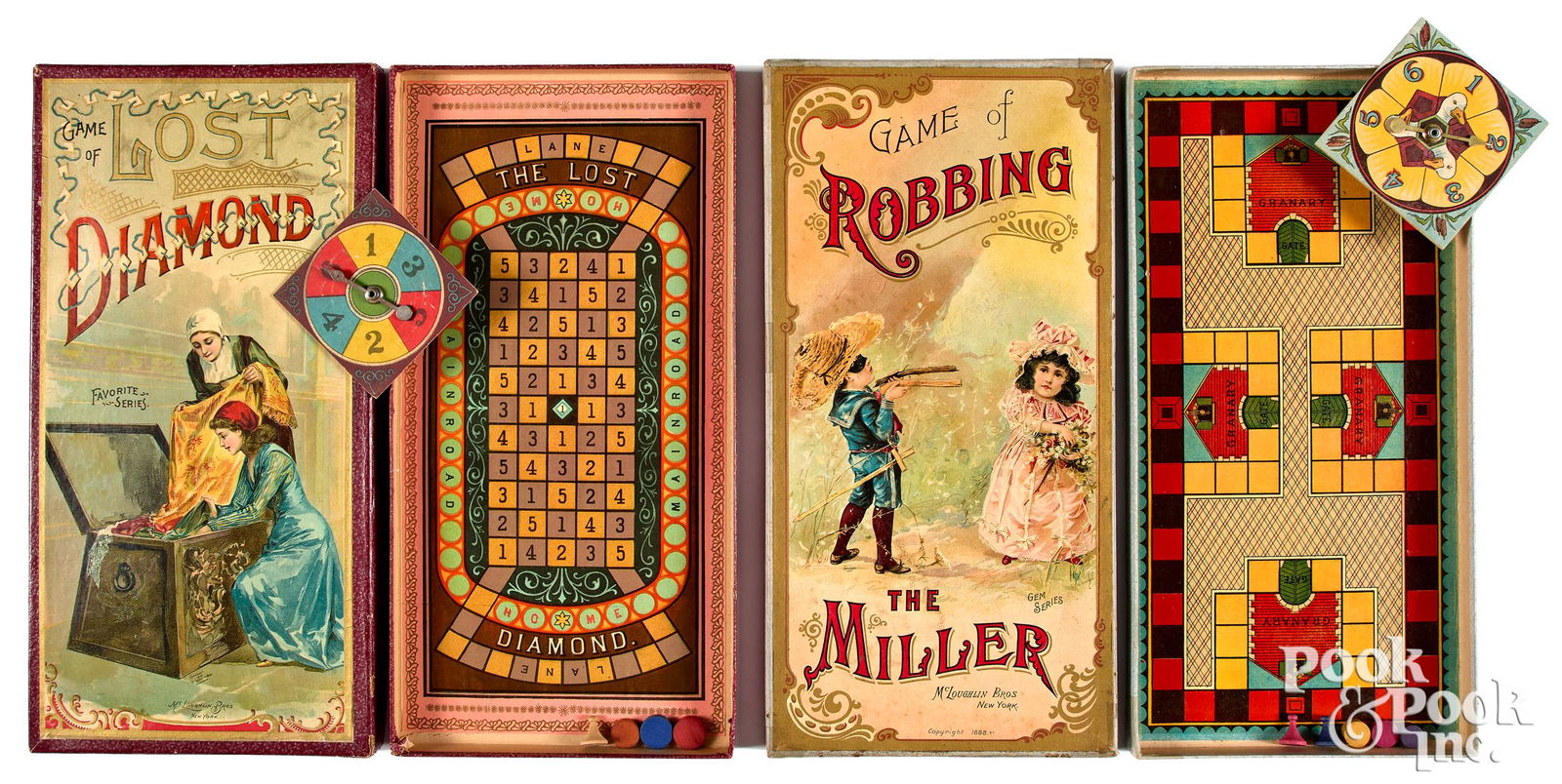 Two early McLoughlin Bros. games, ca. 1888-1889 (1 of 2)
