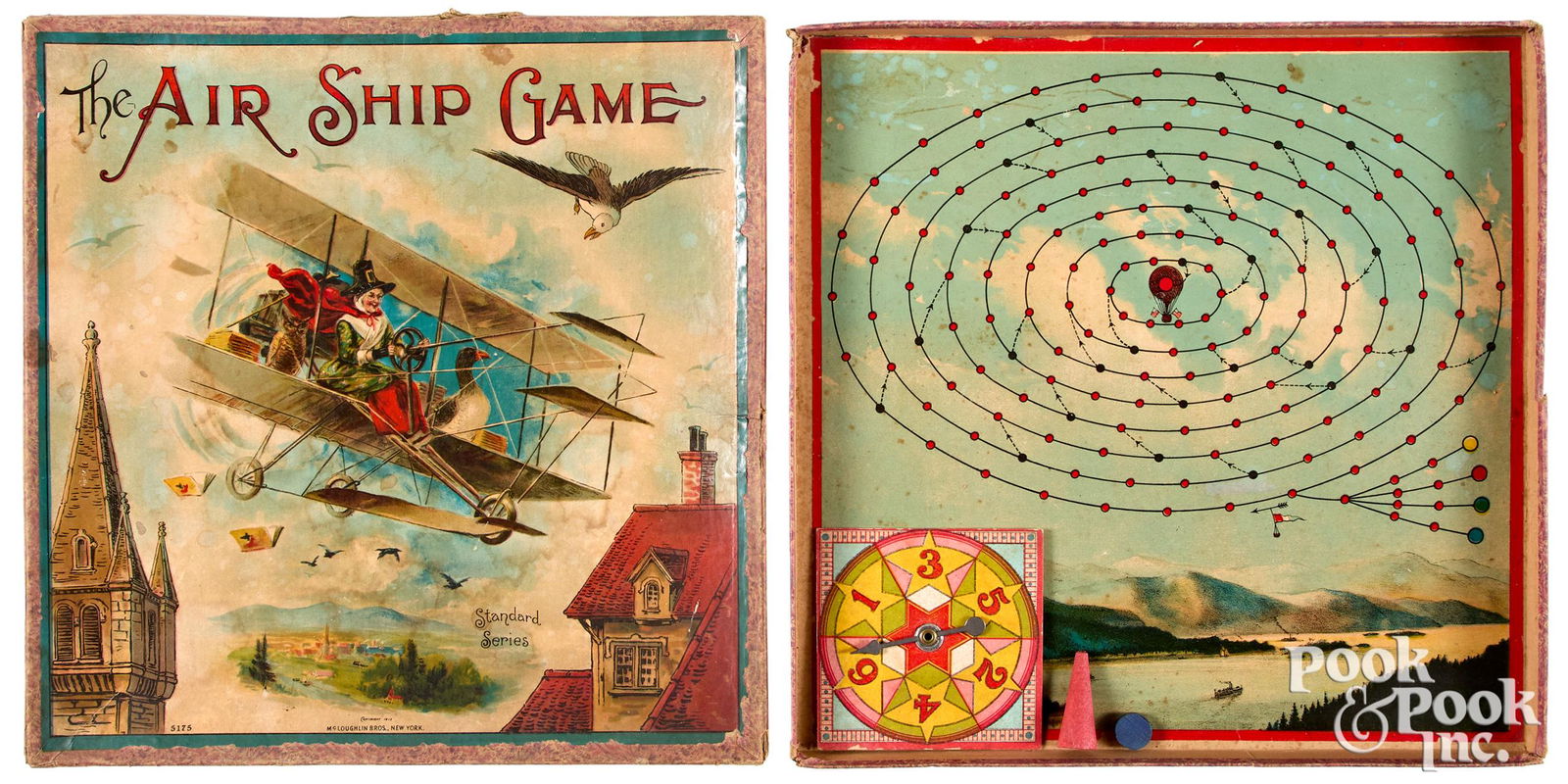 McLoughlin Bros. Air Ship Game, ca. 1912 (1 of 2)