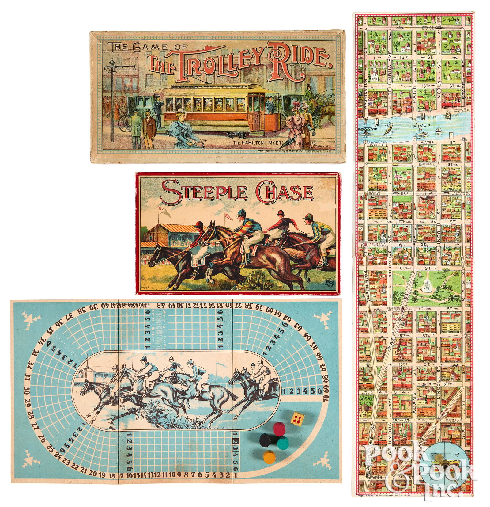 Trolley & Horse Race Games, Steeple Chase, etc. (1 of 2)
