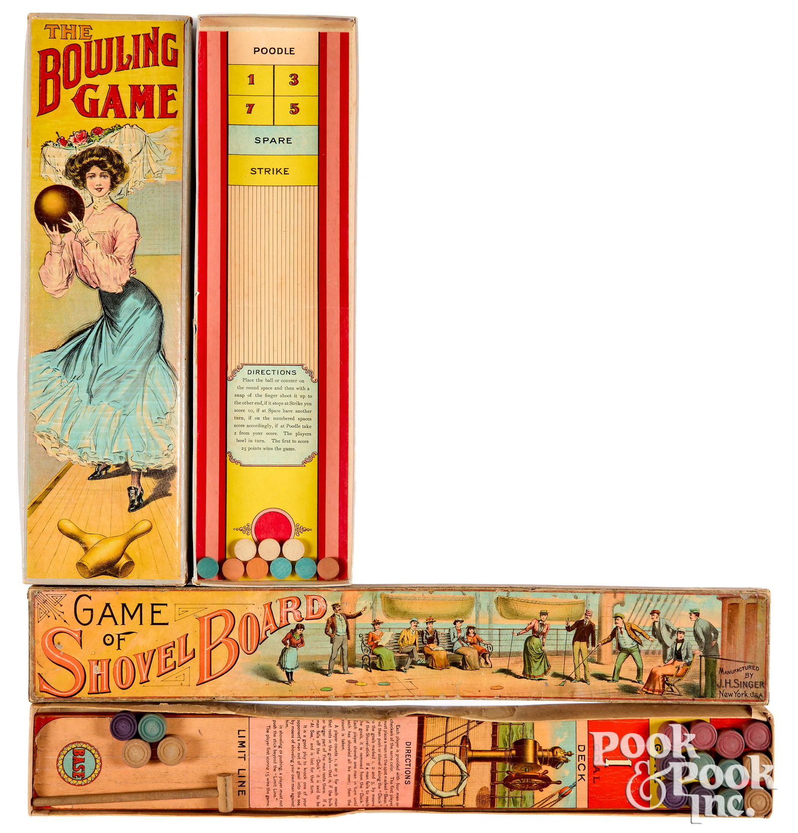 Two board games; Bowling and Shovel Board (1 of 3)