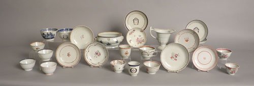 Group of Chinese export porcelain, 18th/19th c.