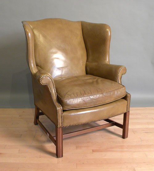Kittinger Chippendale style easy chair.: Kittinger Chippendale style easy chair.