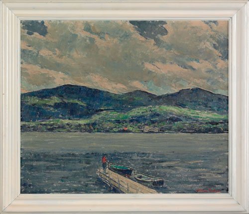 William Fisher (American, 1891-1985), oil on canv