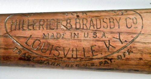 Five early baseball bats to include four Louisvil: Five early baseball bats to include four Louisville Sluggers and a Kren's Special.