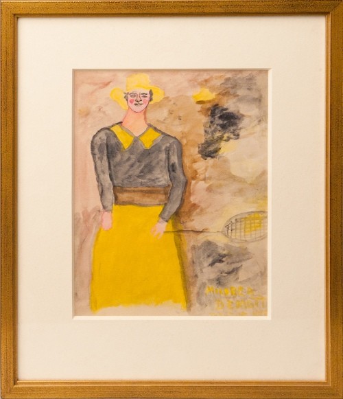 Justin McCarthy (American, 1891-1977), two waterc: Justin McCarthy (American, 1891-1977), two watercolor portraits of Myrtle Young and Mildred Demott, both signed lower right, 9 1/2'' x 7 1/2''.