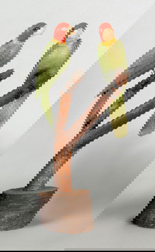 399 Daniel & Barbara Strawser carved folk art bird t Oct 30, 2010