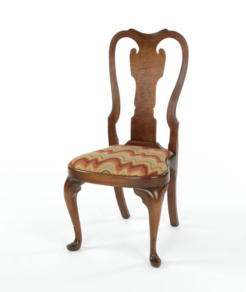 Saybolt Cleland Queen Anne style compass seat din: Saybolt Cleland Queen Anne style compass seat dining chair.