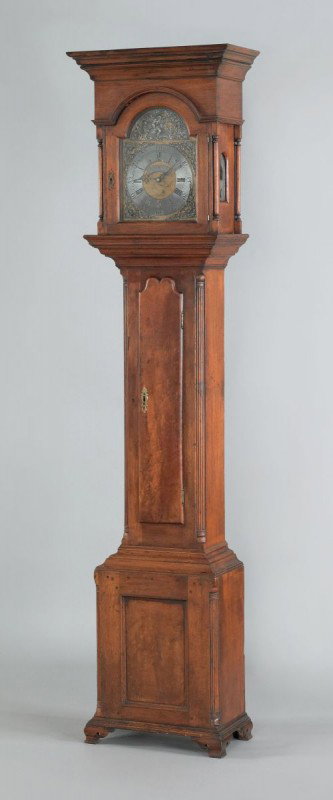 Lancaster, Pennsylvania Queen Anne walnut tall c