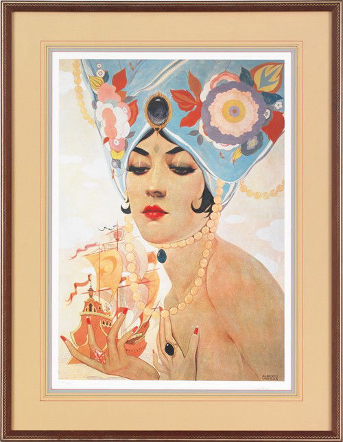 Alberto Vargas (American, 1896-1983), pencil sign: Alberto Vargas (American, 1896-1983), pencil signed lithograph, 22 1/2'' x 15 3/4''.