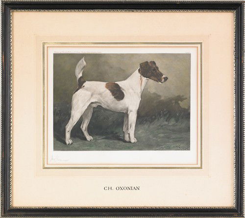 Two John Emms pencil signed dog prints, 7'' x 10'': Two John Emms pencil signed dog prints, 7'' x 10''.