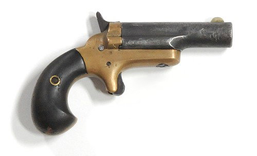 Colt third model Derringer, .41 caliber RF, 2 1/2: Colt third model Derringer, .41 caliber RF, 2 1/2'' barrel.