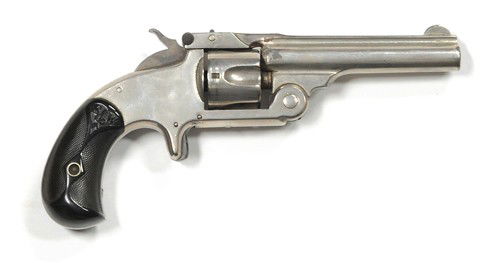 Smith & Wesson model 1 1/2 single action revolver: Smith & Wesson model 1 1/2 single action revolver, .32 caliber, SN#17558, 3 1/2'' barrel.