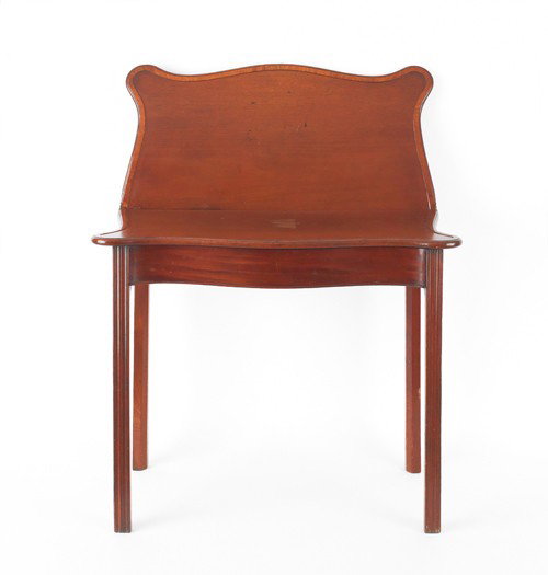 George III Chippendale mahogany games table, ca. : George III Chippendale mahogany games table, ca. 1790.