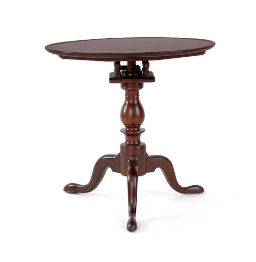 Queen Anne walnut tea table, 18th c., 28'' h., 28: Queen Anne walnut tea table, 18th c., 28'' h., 28'' l.