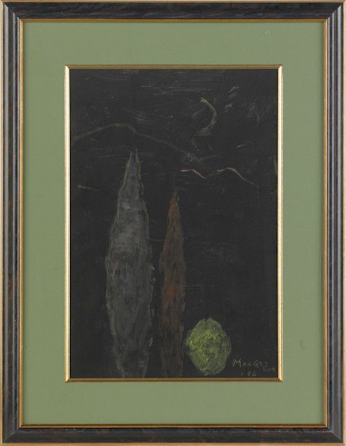 John MacGregor (British, b. 1944), three watercol: John MacGregor (British, b. 1944), three watercolor abstracts, 20th c., signed MacGregor, 17'' x 12''.