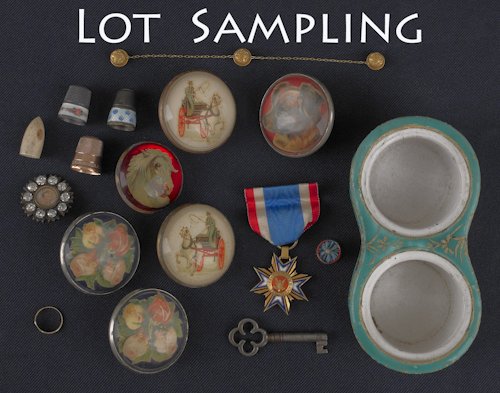 Miscellaneous tablewares, to include horse brasse: Miscellaneous tablewares, to include horse brasses, thimbles, etc.