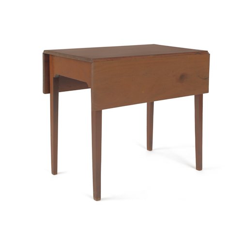 Hepplewhite mahogany Pembroke table, ca. 1795, 28: Hepplewhite mahogany Pembroke table, ca. 1795, 28'' h., 18'' w., 31 3/4'' d.