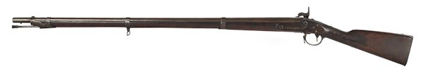 1842 Springfield model Civil War musket, .69 cali: 1842 Springfield model Civil War musket, .69 caliber, barrel - 42'' l.