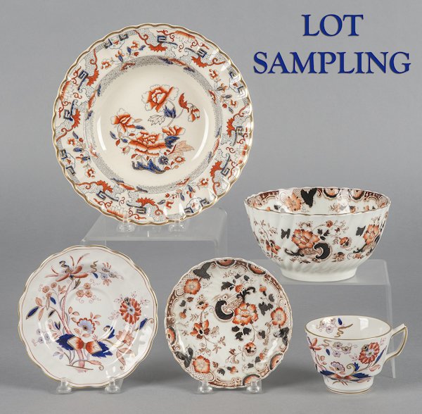 Collection of eleven Copeland Spode Imari plates,: Collection of eleven Copeland Spode Imari plates, together with a similar transfer luncheon set.
