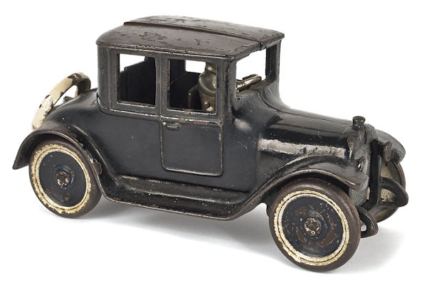Arcade cast iron 1922 Dodge coupe, 8 1/2'' l.: Arcade cast iron 1922 Dodge coupe, 8 1/2'' l.
