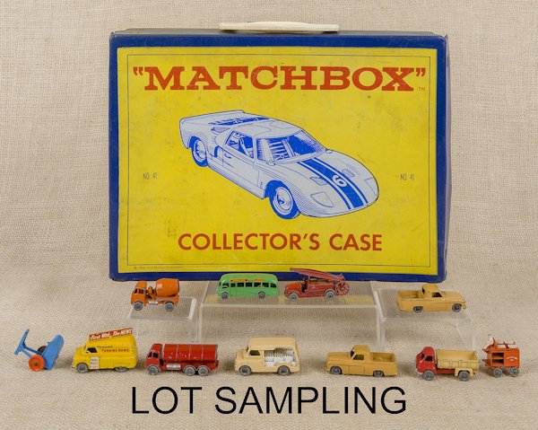 Collection of Matchbox cars, with a carry case.: Collection of Matchbox cars, with a carry case.
