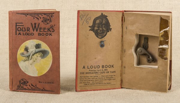 Two cap gun Loud Books, 5 3/4'' x 3 3/4''.: Two cap gun Loud Books, 5 3/4'' x 3 3/4''.