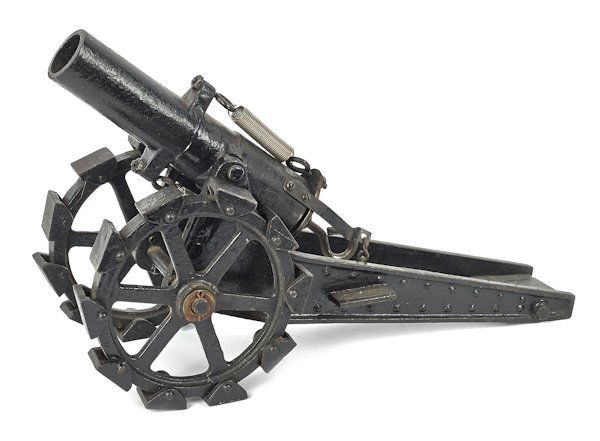 Cast iron cannon, 14 1/2'' l.: Cast iron cannon, 14 1/2'' l.