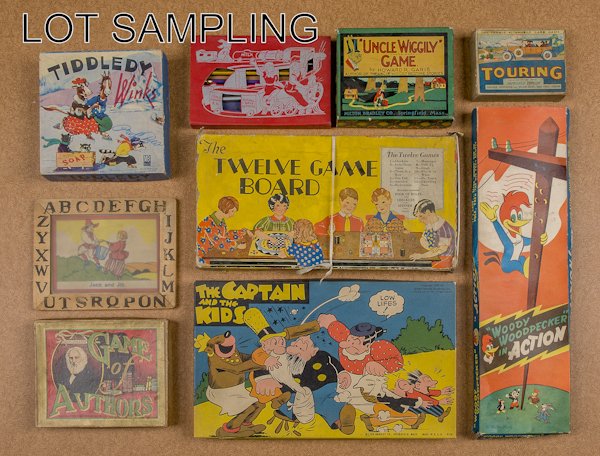 Large group of miscellaneous board games, togethe: Large group of miscellaneous board games, together with card games, play sets, etc.